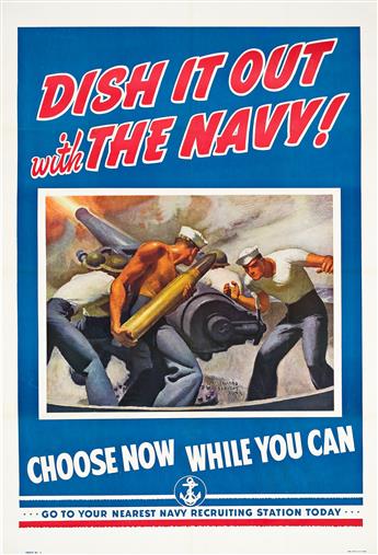 VARIOUS ARTISTS.  [WORLD WAR II-AMERICAN]. Group of 18 posters. 1941-1945. Sizes vary.